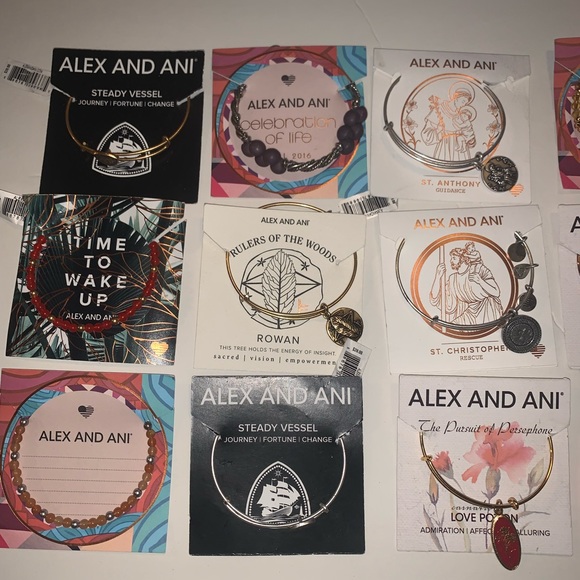19 New Alex and Ani Bracelets lot 5 - Picture 2 of 8